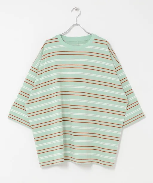 【UNISEX】Oversize 條紋T恤
