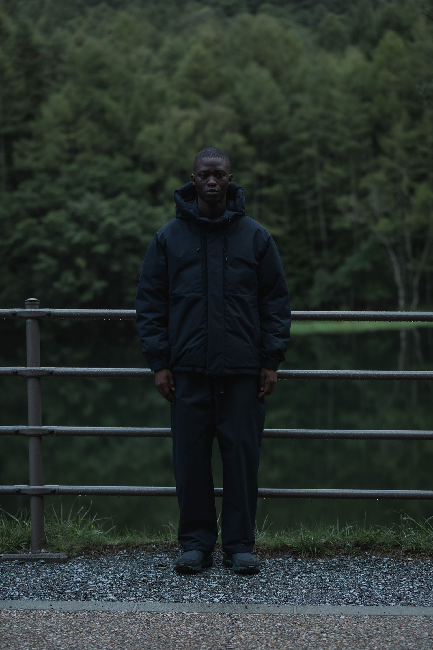 別注 GORE-TEX WINDSTOPPER 羽絨外套穿搭照 1