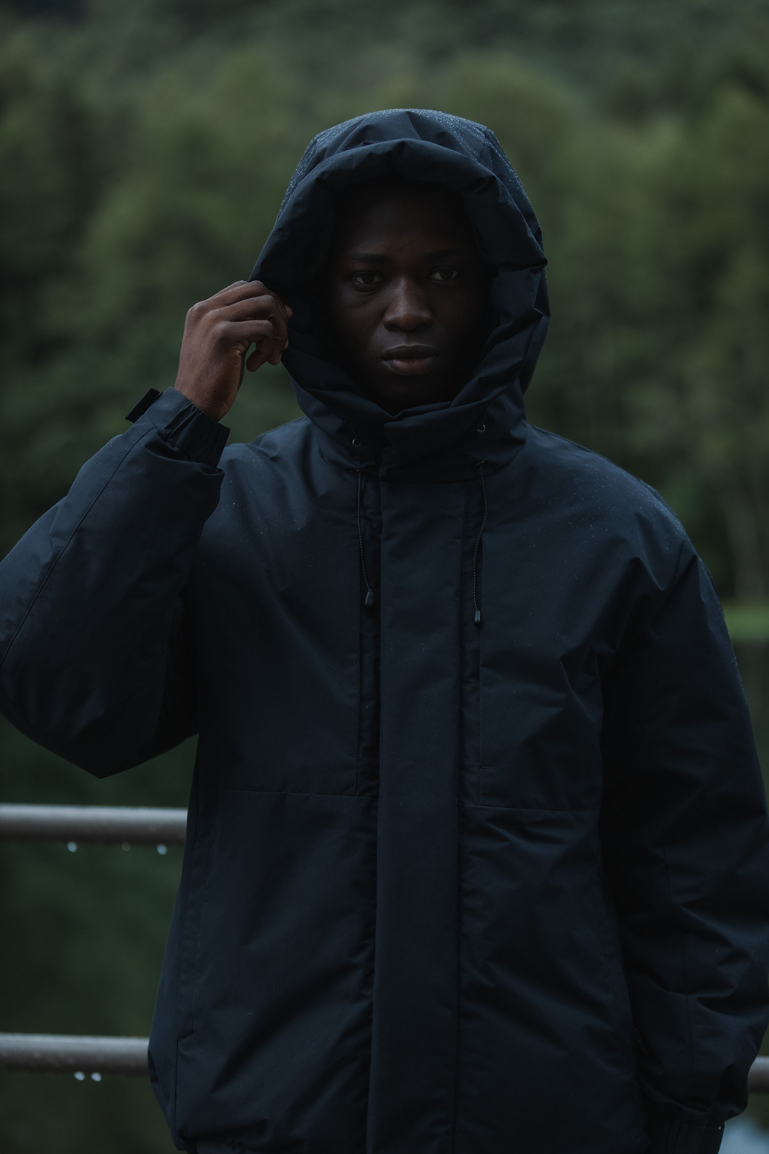 別注 GORE-TEX WINDSTOPPER 羽絨外套穿搭照 3