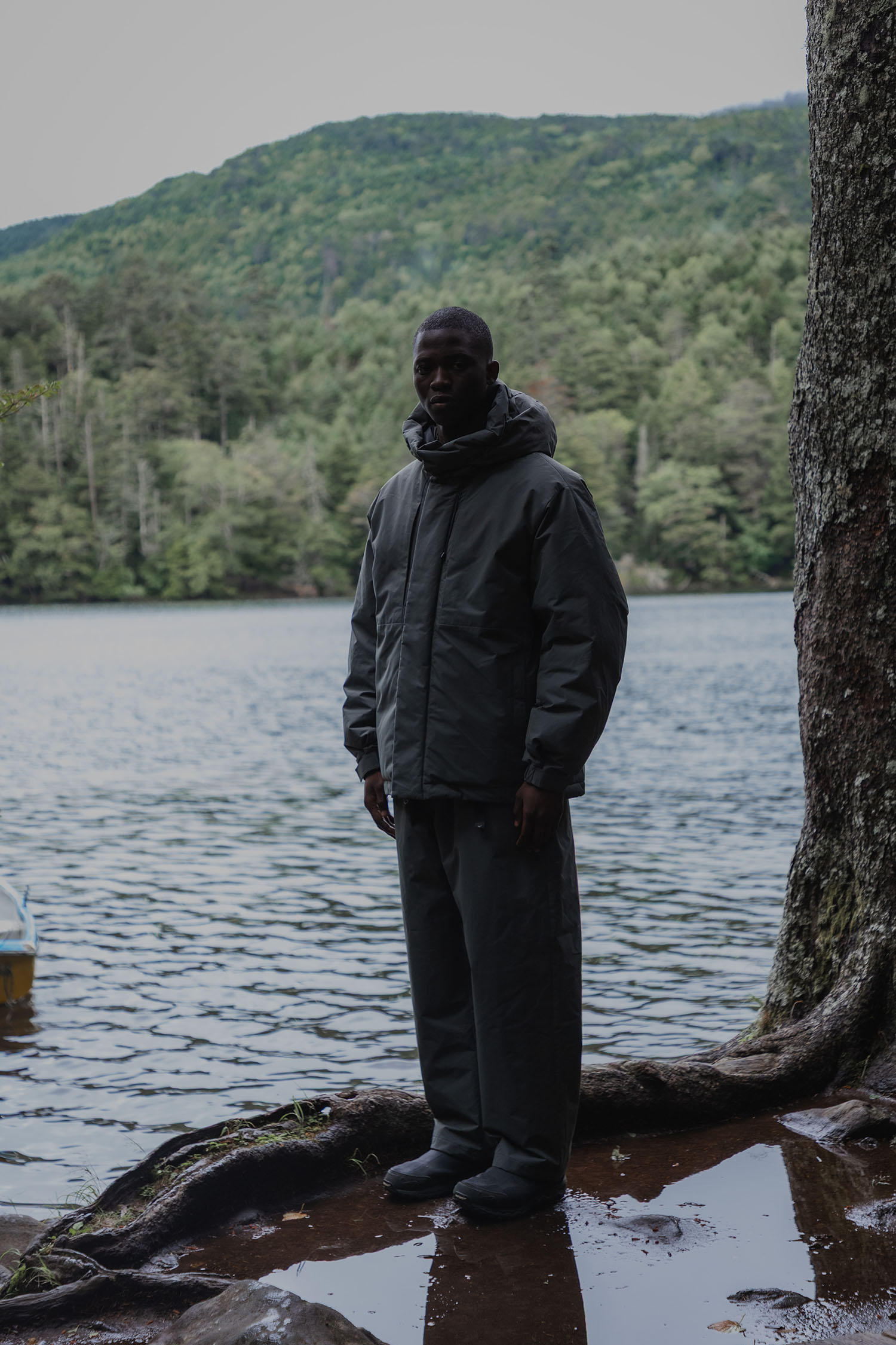 別注 GORE-TEX WINDSTOPPER 羽絨外套穿搭照 4