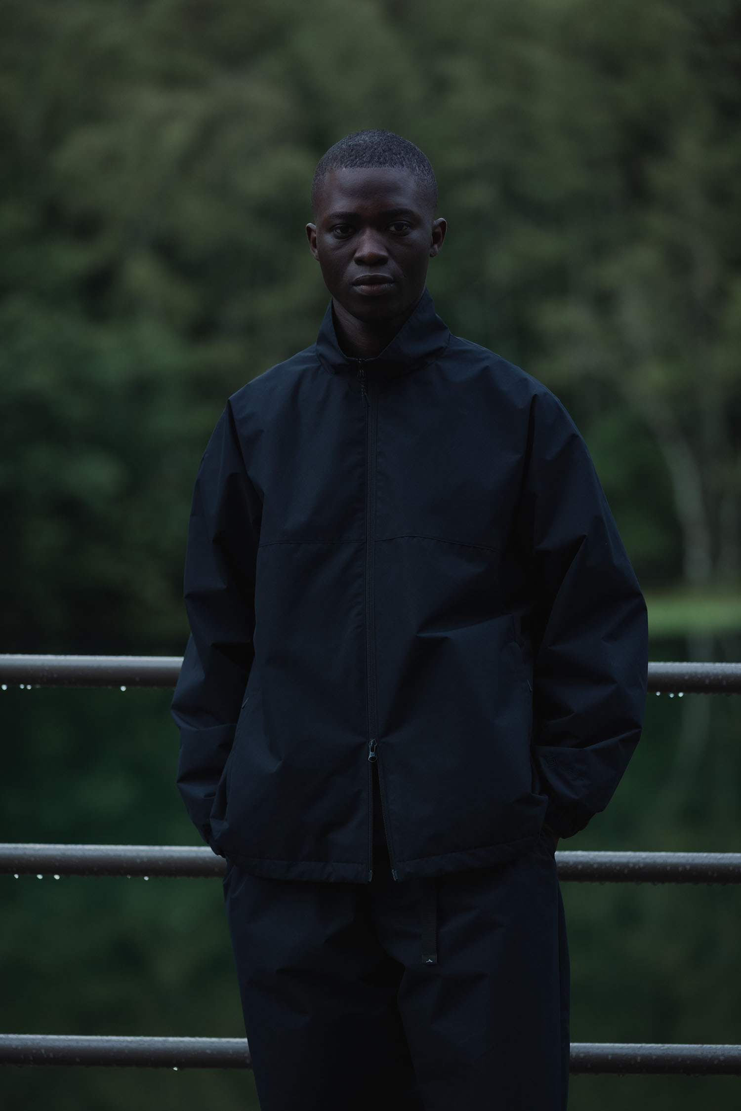 別注 GORE-TEX WINDSTOPPER 防風夾克穿搭照 1